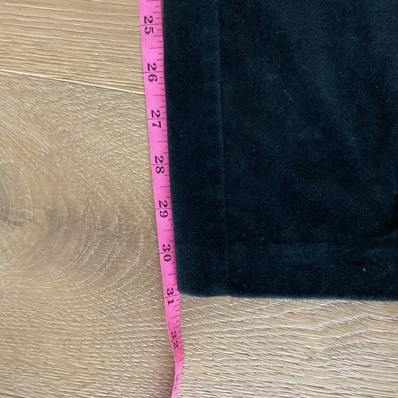 JAX Black Velvet Straight Leg Trousers - Picture 8 of 8